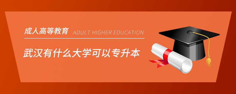 武漢有什么大學可以專升本