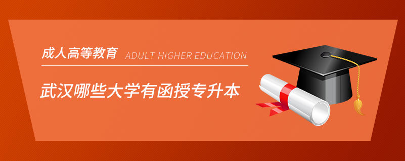 武漢哪些大學有函授專升本