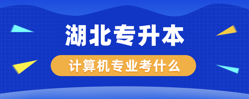 湖北專升本計(jì)算機(jī)專業(yè)考什么