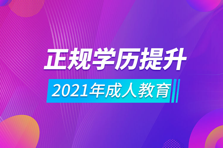 2021年成人教育