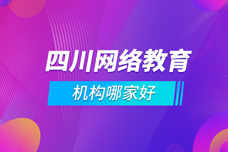 四川網(wǎng)絡(luò)教育機構(gòu)哪家好