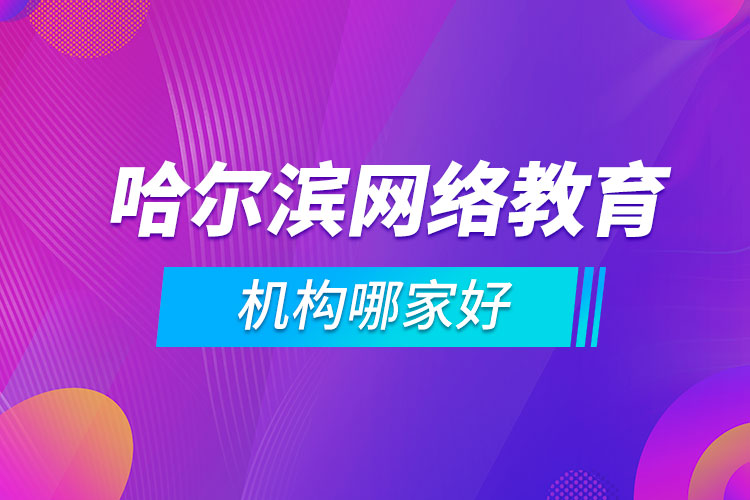 哈爾濱網(wǎng)絡教育機構(gòu)哪家好