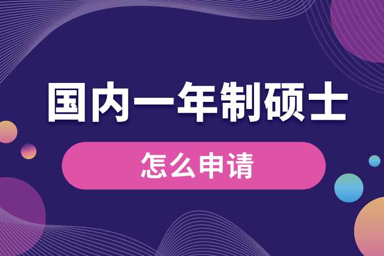 國內(nèi)一年制碩士怎么申請.jpg