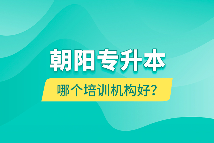 朝陽專升本哪個培訓機構好？