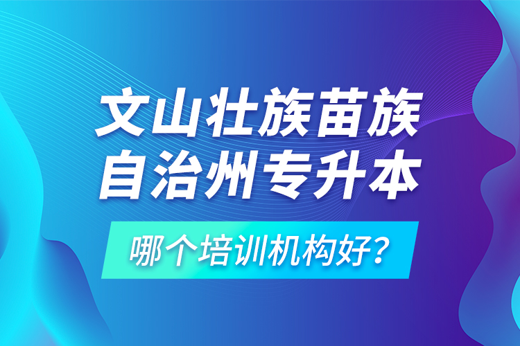 文山壯族苗族自治州專升本哪個(gè)培訓(xùn)機(jī)構(gòu)好？